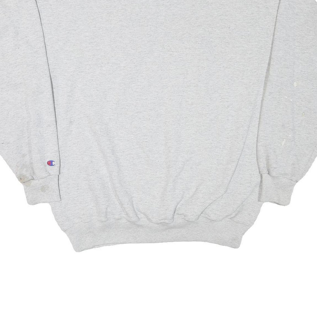 CHAMPION Mens Grey Oklahoma Crew Neck XL Cotton Blend Pullover Sweatshirt