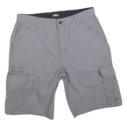 DICKIES Mens Shorts Grey Cargo M W32 Workwear Cotton Blend Utility