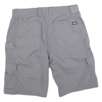 DICKIES Mens Shorts Grey Cargo M W32 Workwear Cotton Blend Utility
