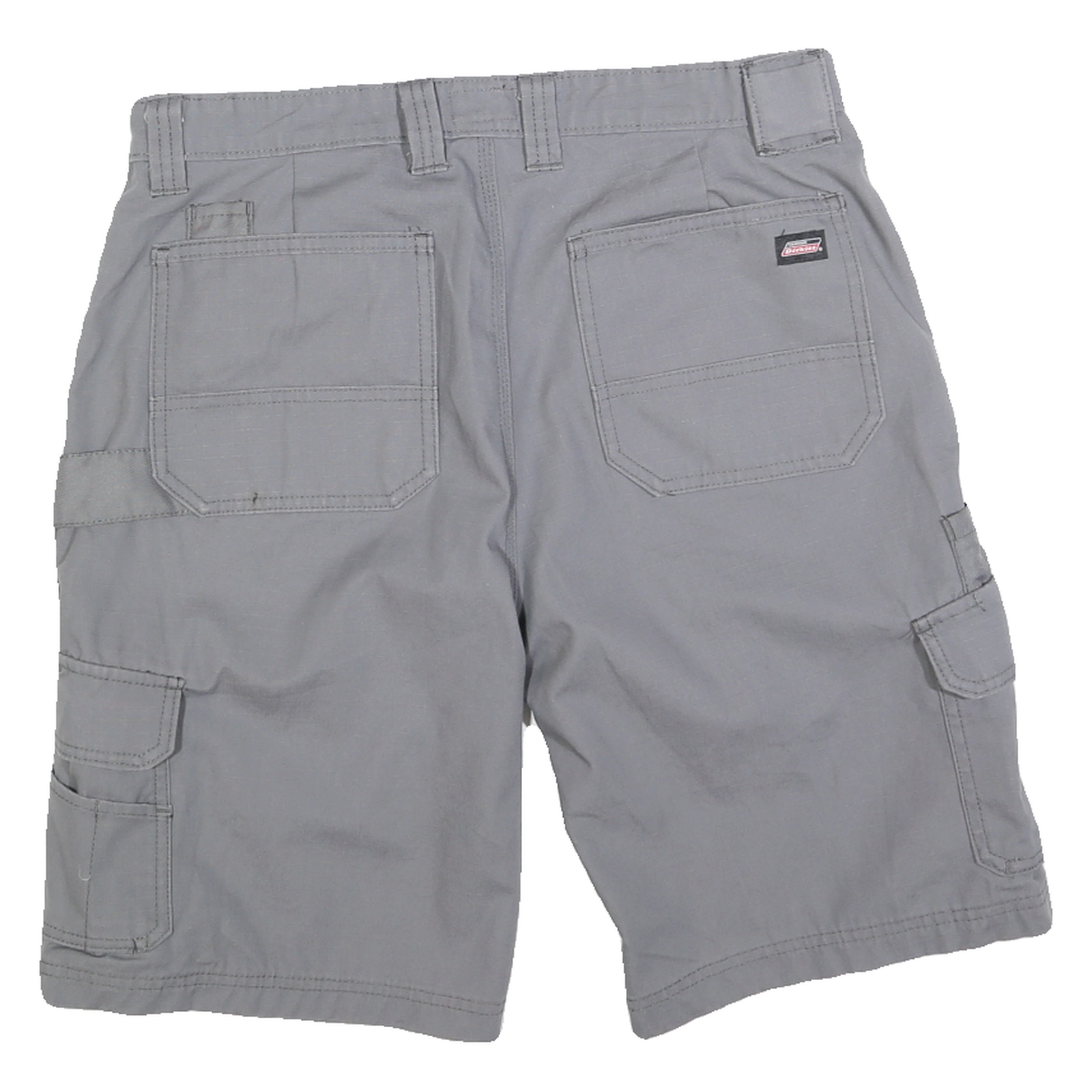 DICKIES Mens Shorts Grey Cargo M W32 Workwear Cotton Blend Utility