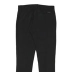 TED BAKER Womens Cotton Blend Black Slim Trousers W29 L28 Zip Closure