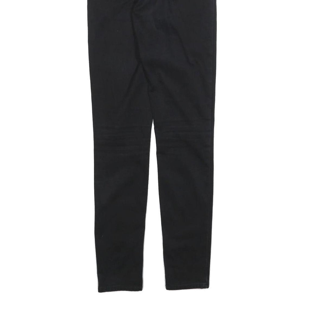 LEVI'S 721 Womens Jeans Black Slim Skinny Denim W25 L30 Stretch Cotton Blend