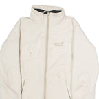JACK WOLFSKIN Womens Shell Jacket Cream Floral UK 16
