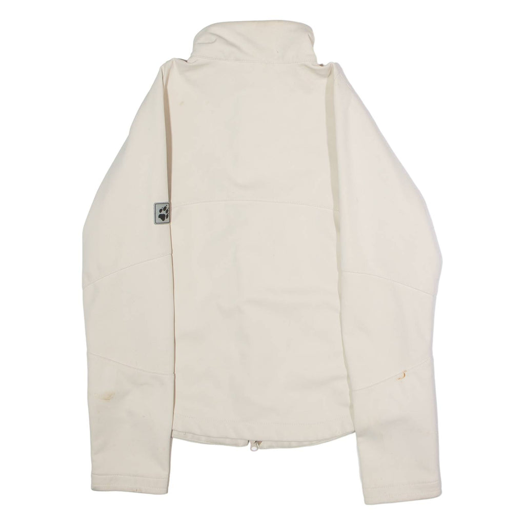 JACK WOLFSKIN Womens Shell Jacket Cream Floral UK 16