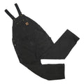 CARHARTT Mens Black Cotton Dungarees Regular Fit Durable Workwear 2XL W44 L30