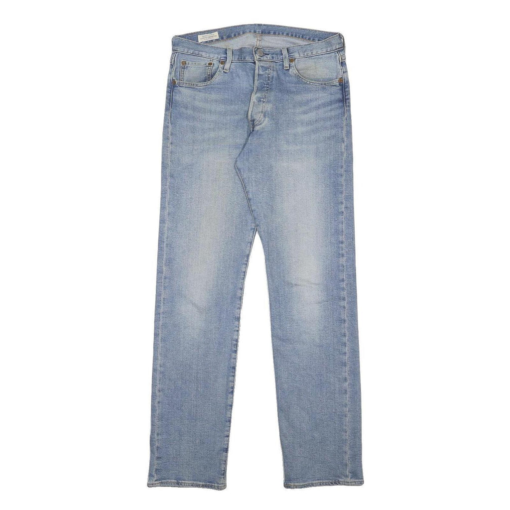 LEVI'S 501 Big E Mens Jeans Blue Regular Straight Denim Light W30 L32 Classic