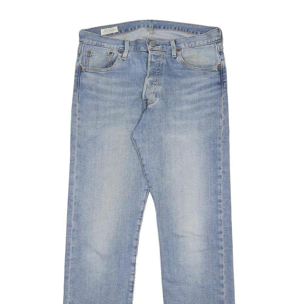 LEVI'S 501 Big E Mens Jeans Blue Regular Straight Denim Light W30 L32 Classic