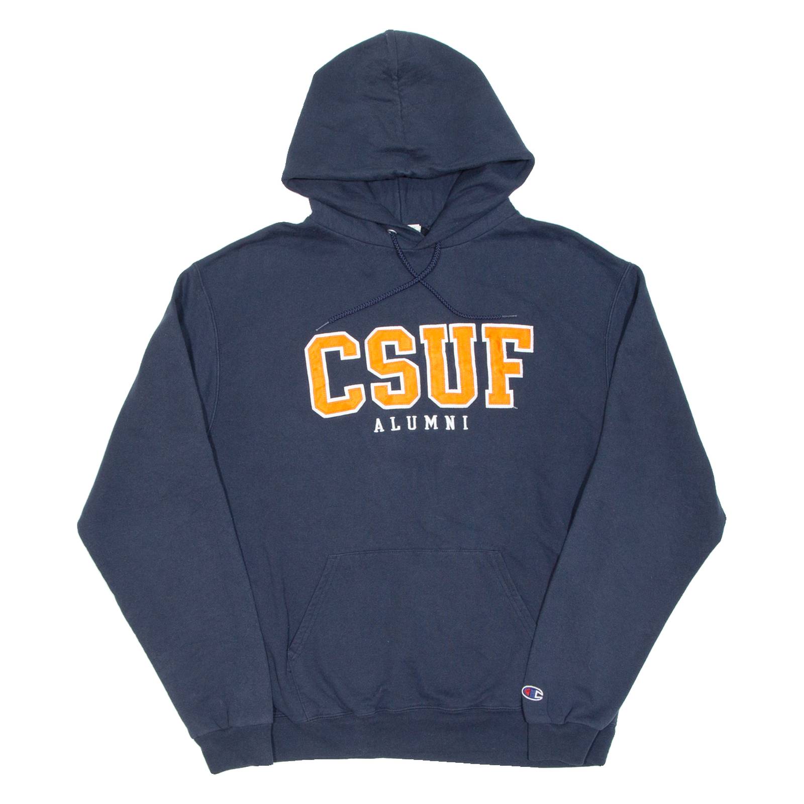 CHAMPION Mens Blue Hoodie USA L