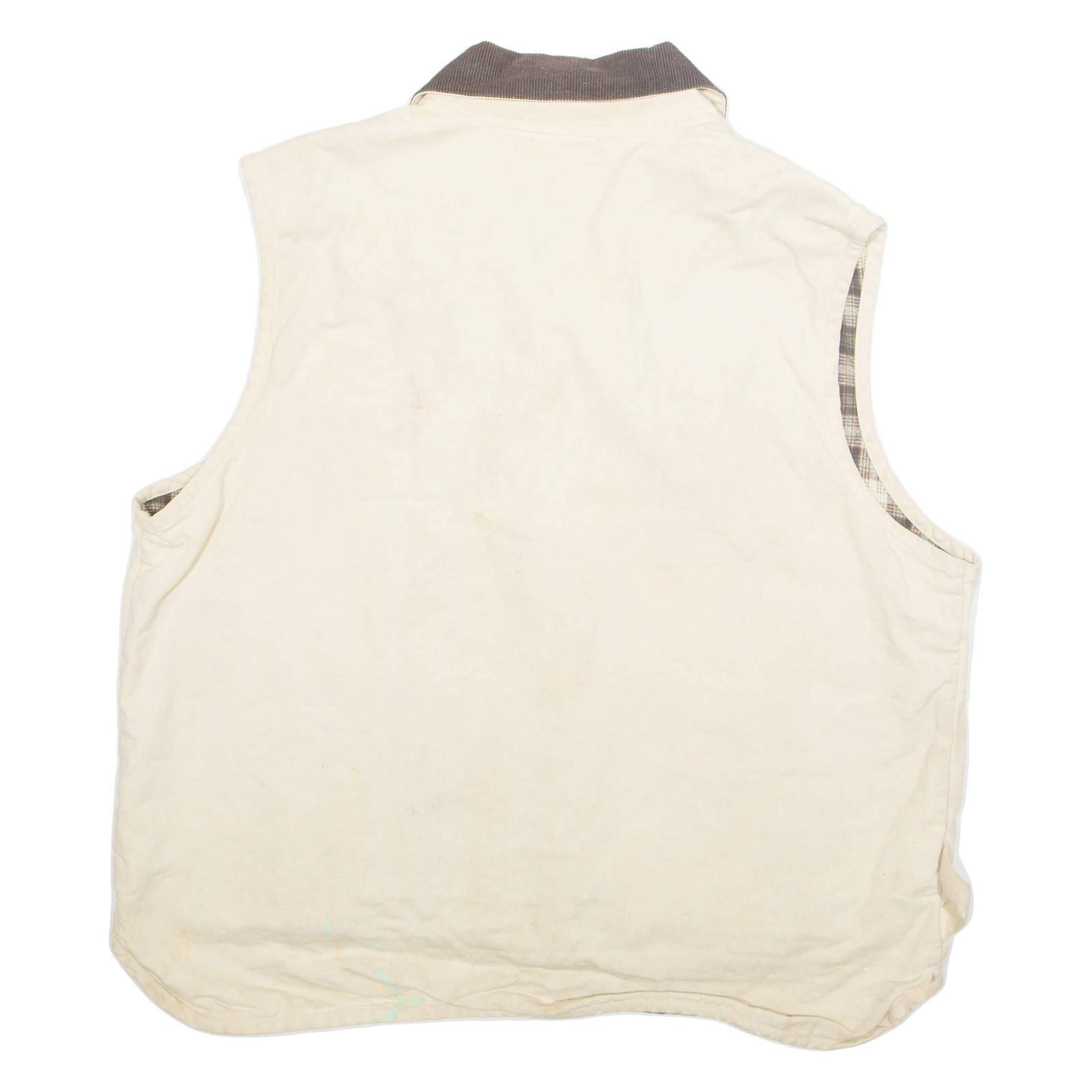 DICKIES Mens Gilet Beige 2XL