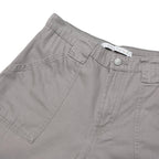 TINSELTOWN Womens Cotton Blend Grey Relaxed Cargo Trousers W30 L32 Utility Style
