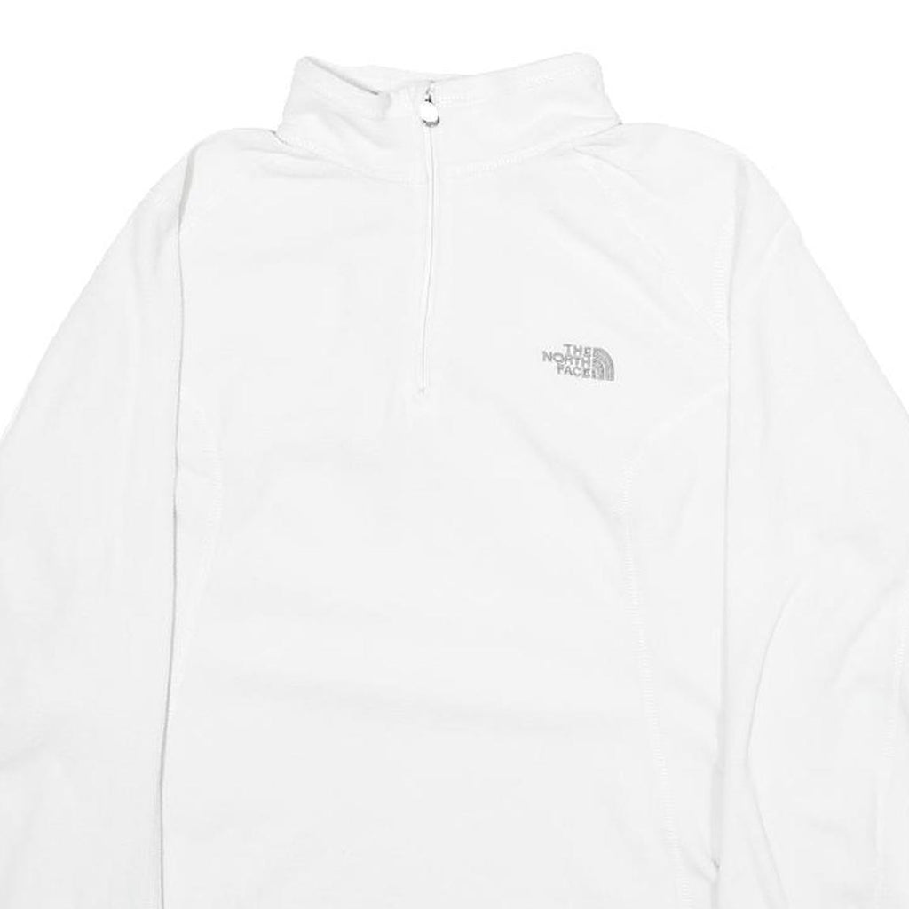 THE NORTH FACE Womens White Pullover Plain Crew Neck Basic Knit Jumper L