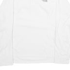 THE NORTH FACE Womens White Pullover Plain Crew Neck Basic Knit Jumper L