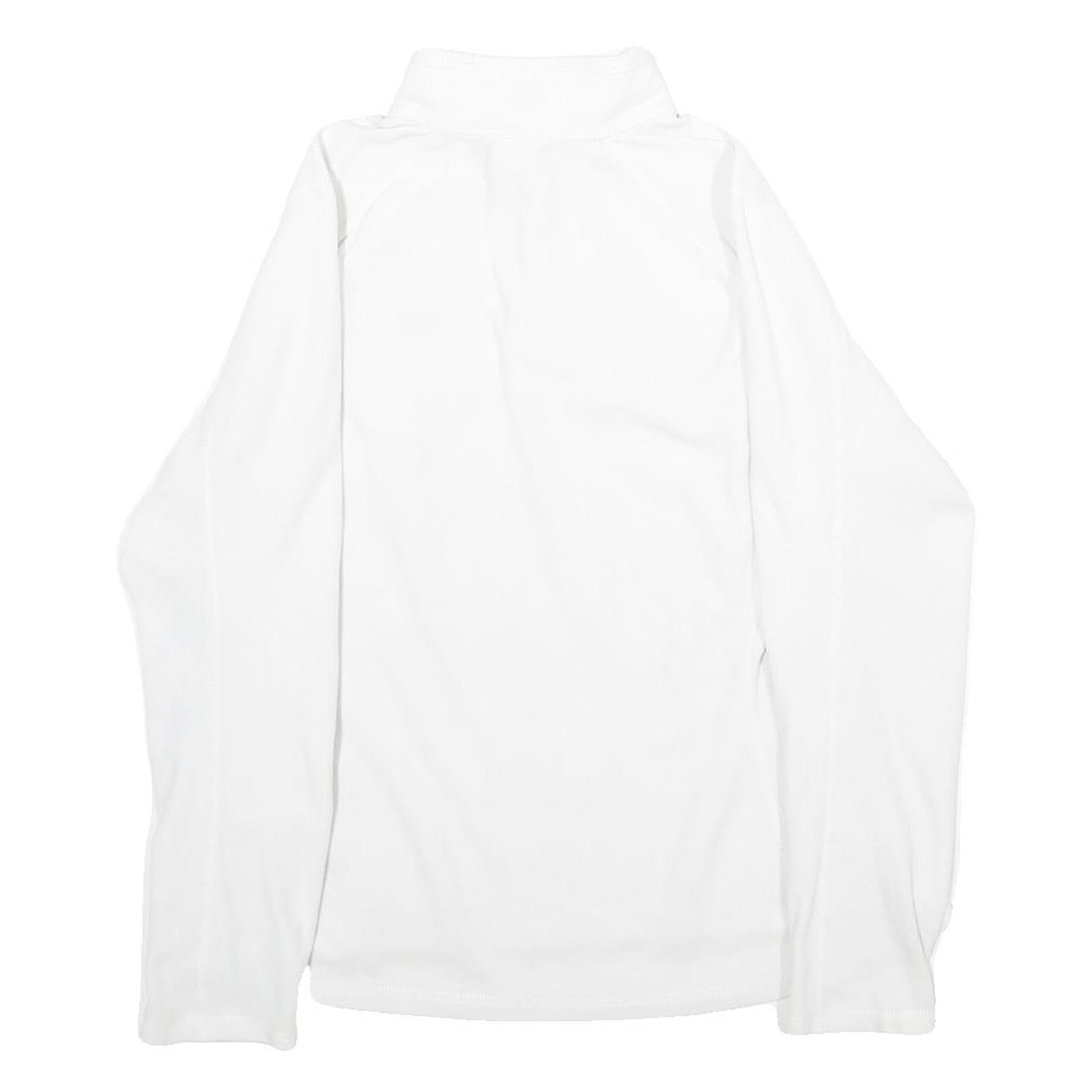 THE NORTH FACE Womens White Pullover Plain Crew Neck Basic Knit Jumper L