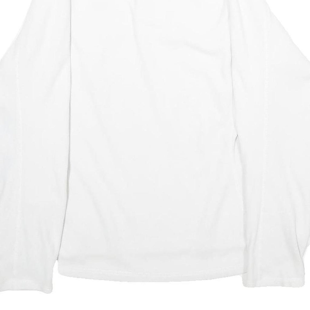 THE NORTH FACE Womens White Pullover Plain Crew Neck Basic Knit Jumper L