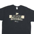 GILDAN Mens Black Purdue Basketball Graphic T-Shirt XL Short Sleeve Crew Neck