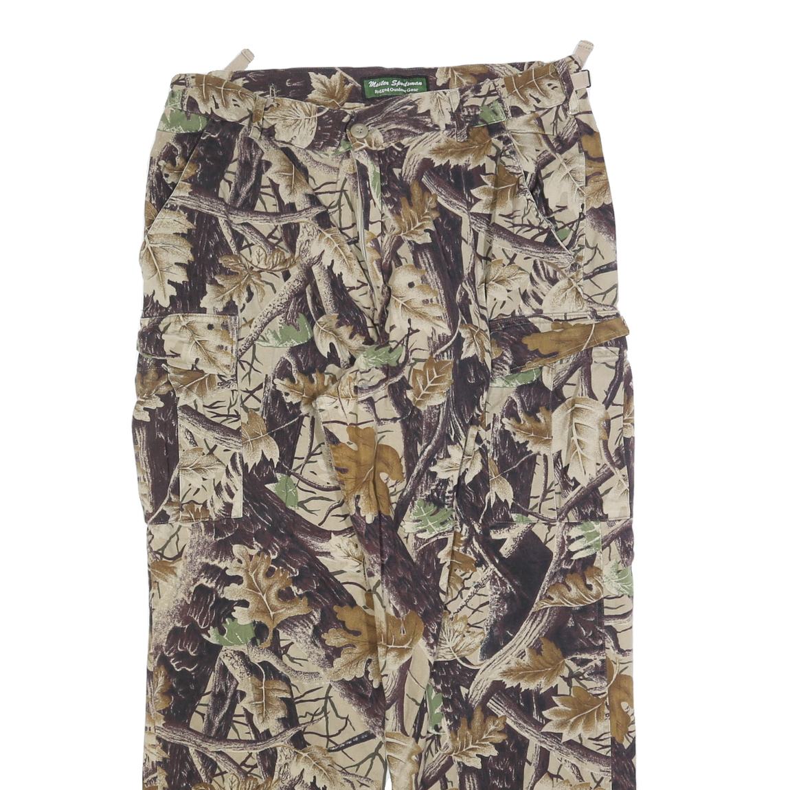 MASTER SPORTSMAN Mens Cotton Blend Beige & Brown Camouflage Regular Cargo