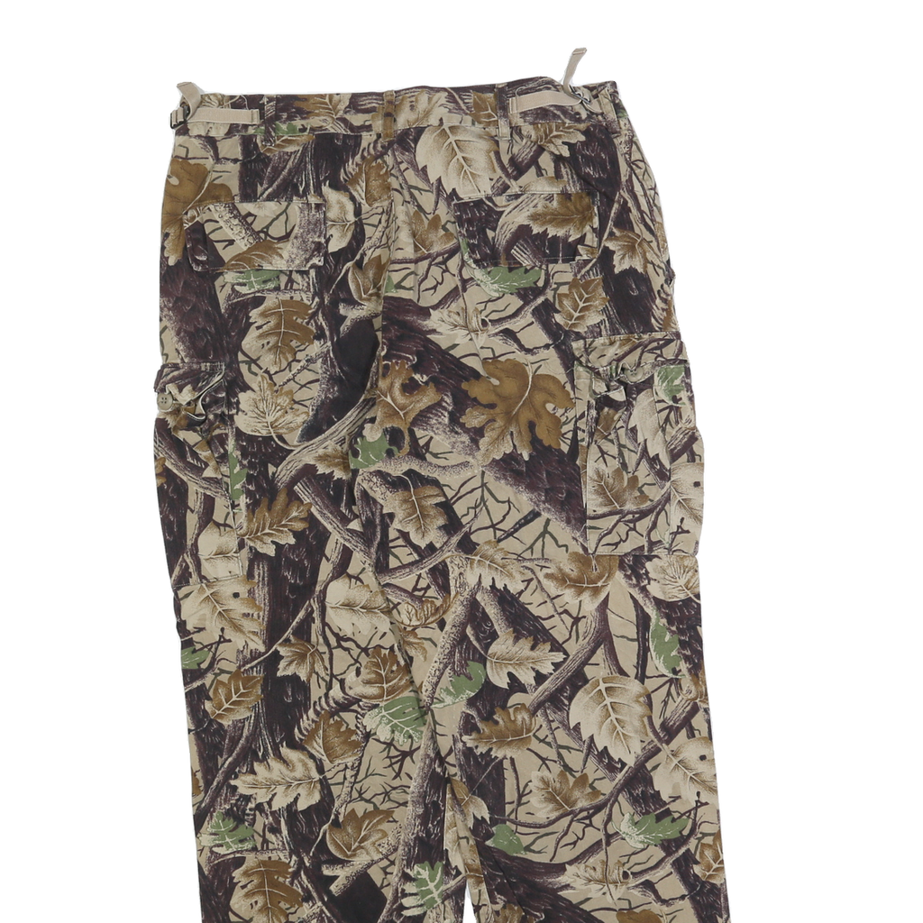 MASTER SPORTSMAN Mens Cotton Blend Beige & Brown Camouflage Regular Cargo