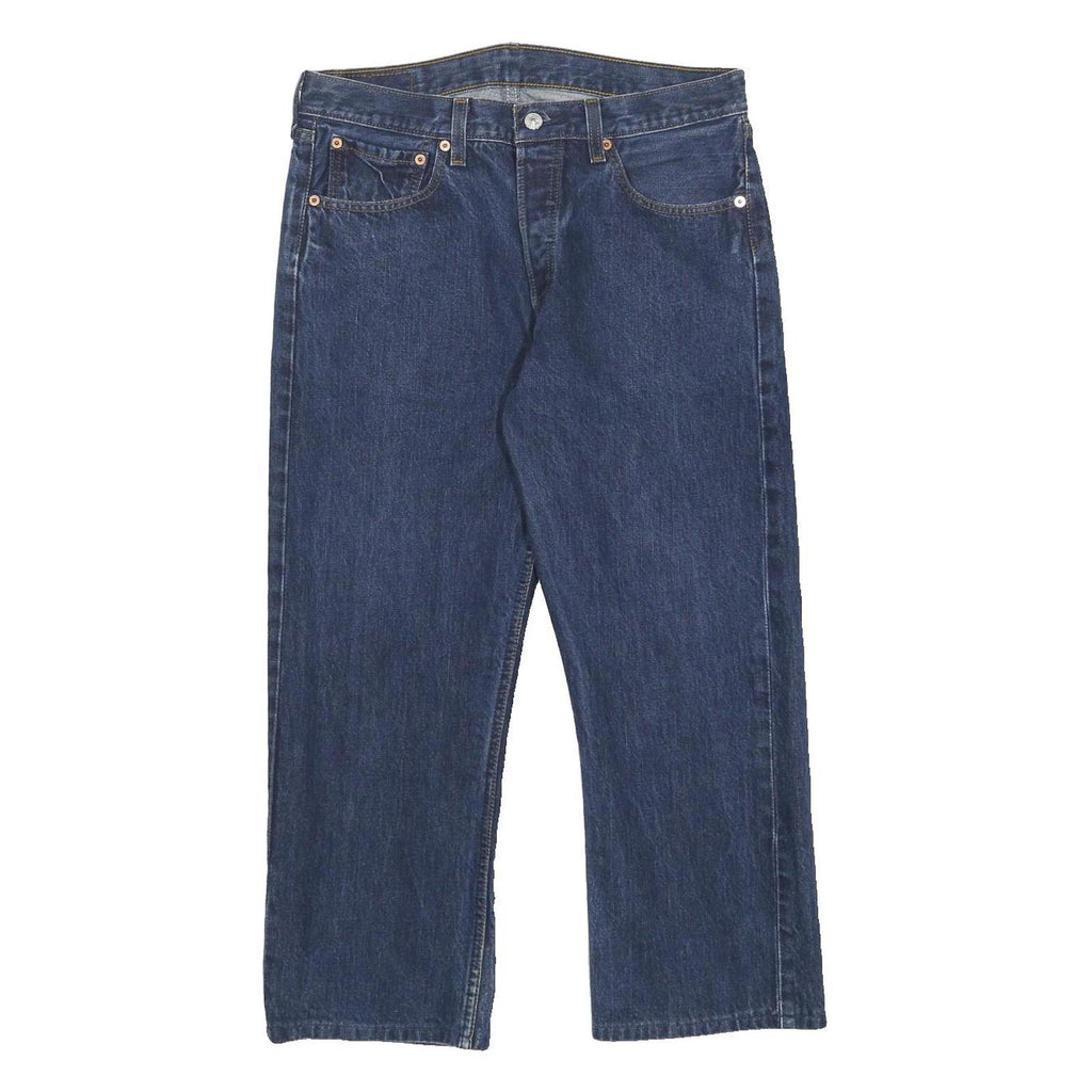 LEVI'S 501 Mens Jeans Blue Regular Straight Denim Medium W33 L24 Classic Fit