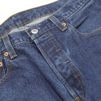 LEVI'S 501 Mens Jeans Blue Regular Straight Denim Medium W33 L24 Classic Fit