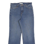 LEVI'S 512 Bootcut Womens Blue Regular Denim Medium W30 L30 Jeans Zip Closure