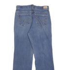 LEVI'S 512 Bootcut Womens Blue Regular Denim Medium W30 L30 Jeans Zip Closure