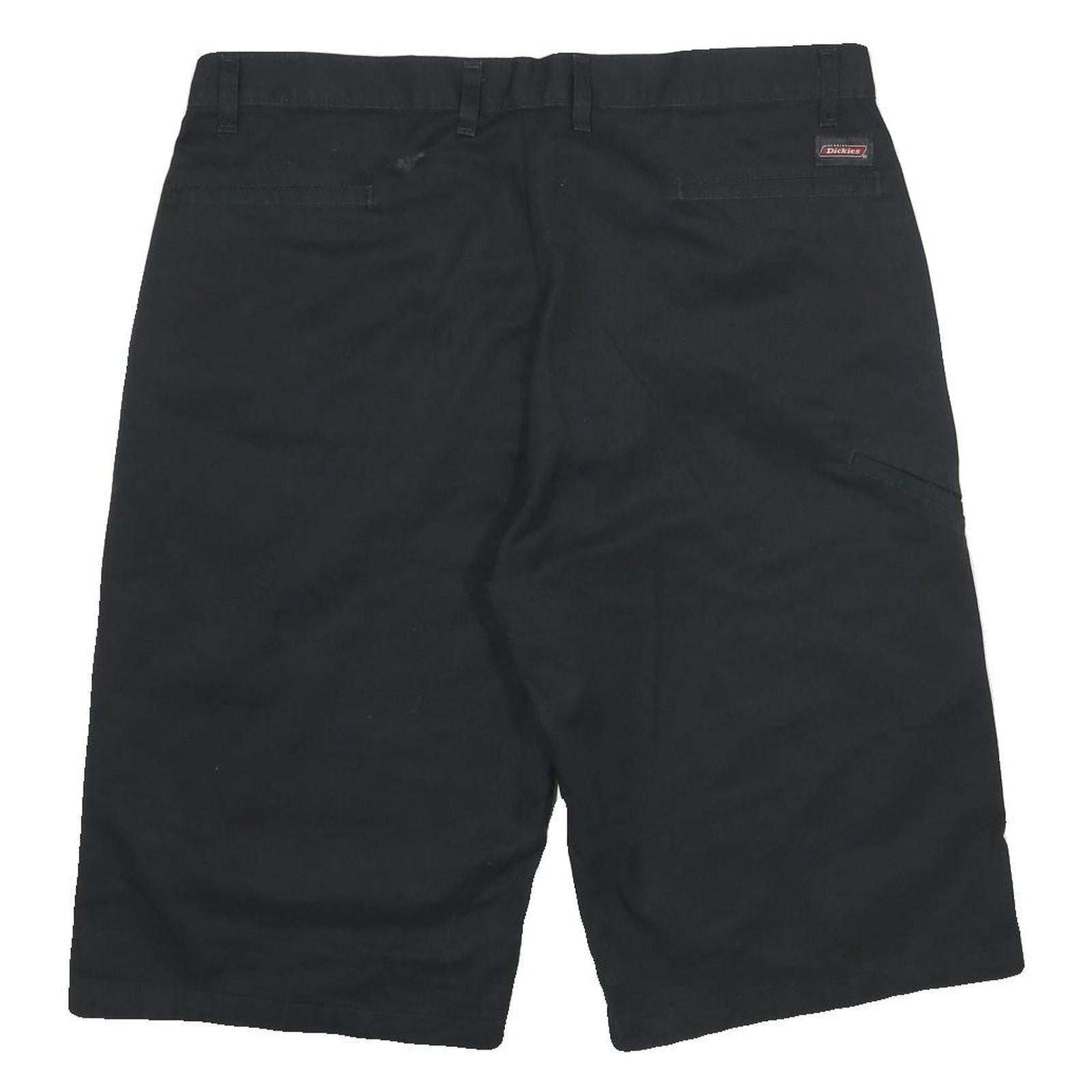 DICKIES Mens Black Casual Shorts XL W38 Durable Workwear Classic Fit