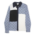 HOBBS LONDON Womens Blue & White Patterned Shirt S Long Sleeve Classic Collar