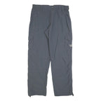 MAUL Mens Polyester Blend Grey Regular Cargo Trousers W32 L30 Functional Pockets