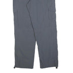 MAUL Mens Polyester Blend Grey Regular Cargo Trousers W32 L30 Functional Pockets
