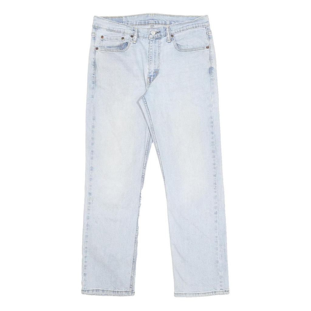 LEVI'S Mens 514 Slim Slim Fit Straight Denim Light Blue W32 L30 Classic Zip