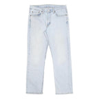 LEVI'S Mens 514 Slim Slim Fit Straight Denim Light Blue W32 L30 Classic Zip