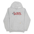 CARHARTT Mens Grey Hoodie M Cotton Blend Pullover WRS Print