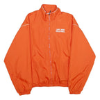 AUGUSTA SPORTSWEAR Mens Orange Zip Jacket XL Polyester Plain Lightweight Sports
