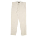 DOCKERS Mens Cotton Beige Regular Straight Trousers W32 L32 Classic Casual