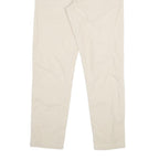 DOCKERS Mens Cotton Beige Regular Straight Trousers W32 L32 Classic Casual