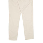 DOCKERS Mens Cotton Beige Regular Straight Trousers W32 L32 Classic Casual