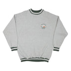 ASH CITY Mens Grey Sweatshirt L Basketball Print Crew Neck Cotton Blend Pullover