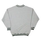 ASH CITY Mens Grey Sweatshirt L Basketball Print Crew Neck Cotton Blend Pullover