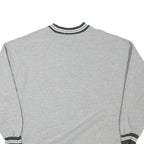 ASH CITY Mens Grey Sweatshirt L Basketball Print Crew Neck Cotton Blend Pullover