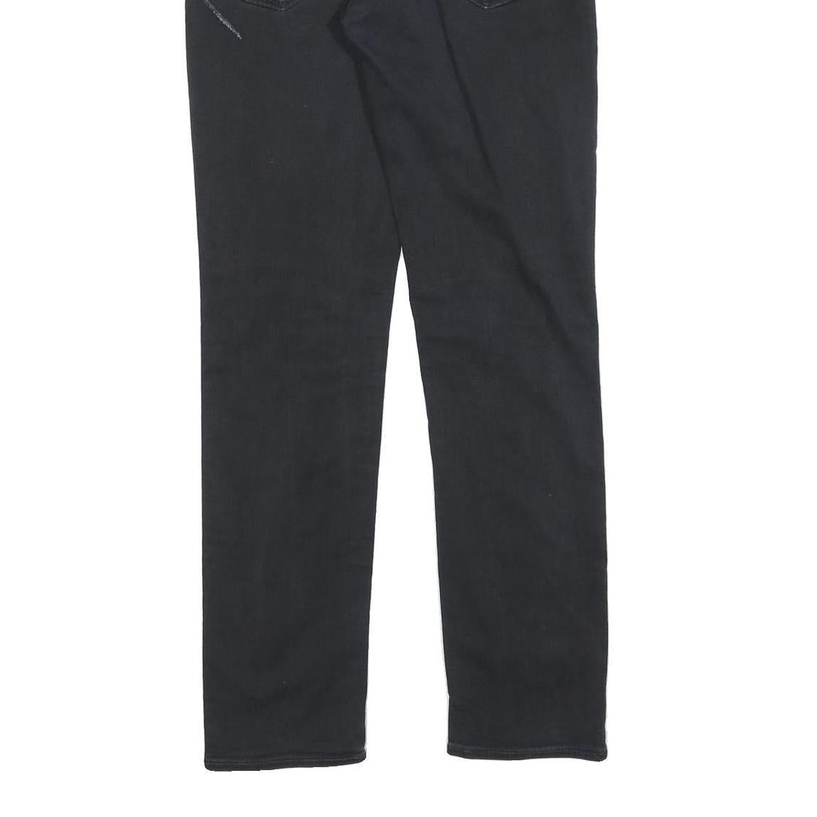 LEVI'S 511 Slim Mens Black Slim Skinny Denim W30 L32 Zip Cotton Blend Jeans