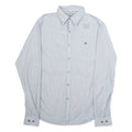 PME LEGEND Mens Shirt Grey Pinstripe Long Sleeve L
