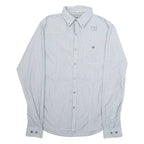 PME LEGEND Mens Shirt Grey Pinstripe Long Sleeve L