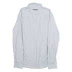 PME LEGEND Mens Shirt Grey Pinstripe Long Sleeve L