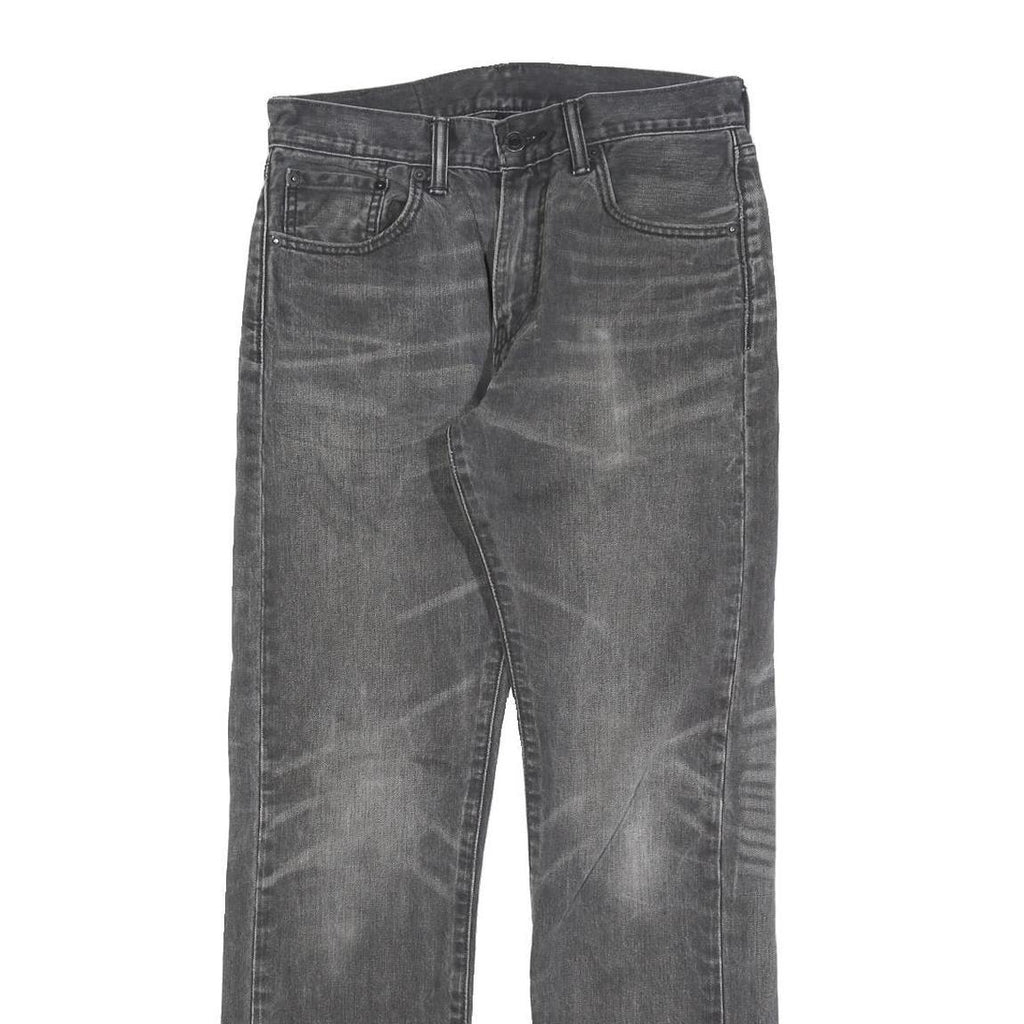LEVI'S 505 Mens Jeans Grey Regular Straight Denim Medium W29 L32 Classic Fit