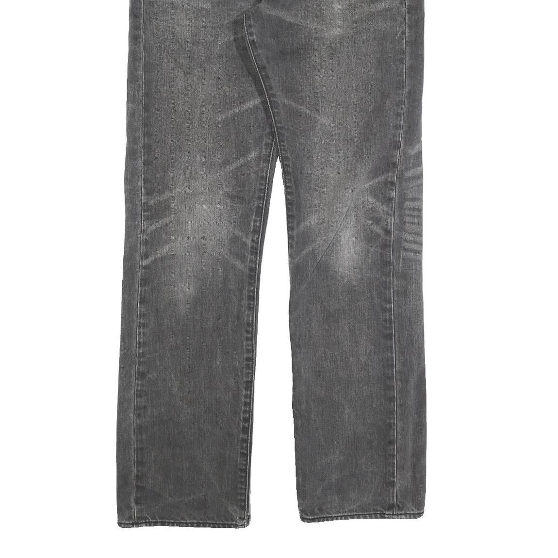 LEVI'S 505 Mens Jeans Grey Regular Straight Denim Medium W29 L32 Classic Fit