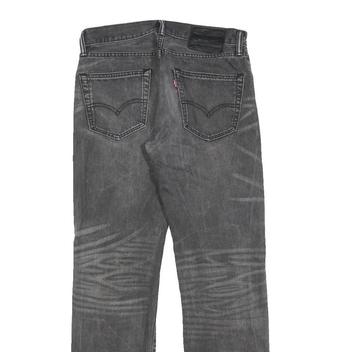 LEVI'S 505 Mens Jeans Grey Regular Straight Denim Medium W29 L32 Classic Fit