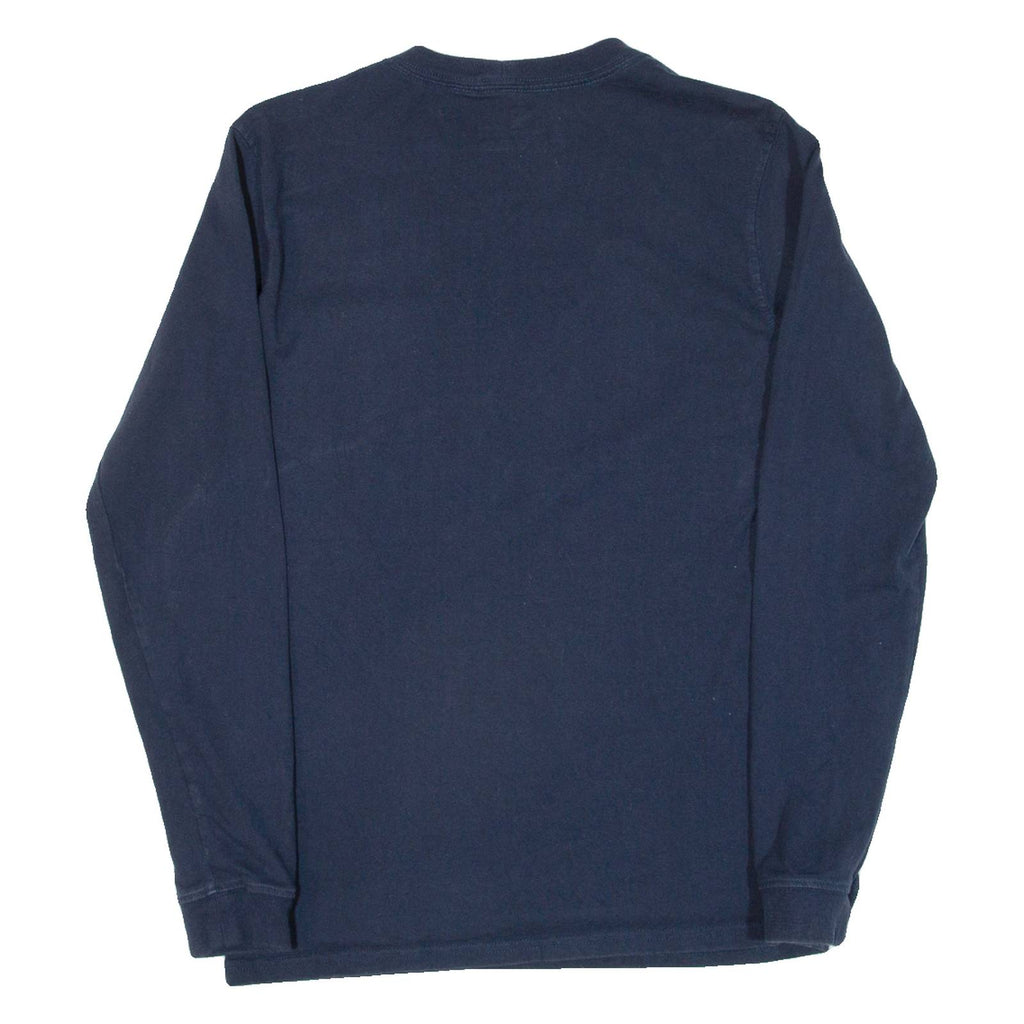 CARHARTT Womens T-Shirt Blue Long Sleeve XS