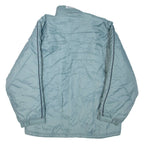 REEBOK Mens Puffer Jacket Blue Nylon L