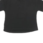 PUMA Womens Black Graphic T-Shirt XL Short Sleeve Round Neck Casual Floral Print