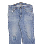 LEVI'S 751 Mens Jeans Blue Relaxed Straight Denim Light W36 L30 Classic Zip